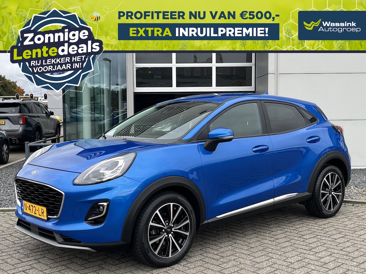 Ford Puma - 1.0i Ecoboost 125pk automaat Titanium | LENTEDEALS | Navigatie | Klimatronic | Parkeersens - AutoWereld.nl