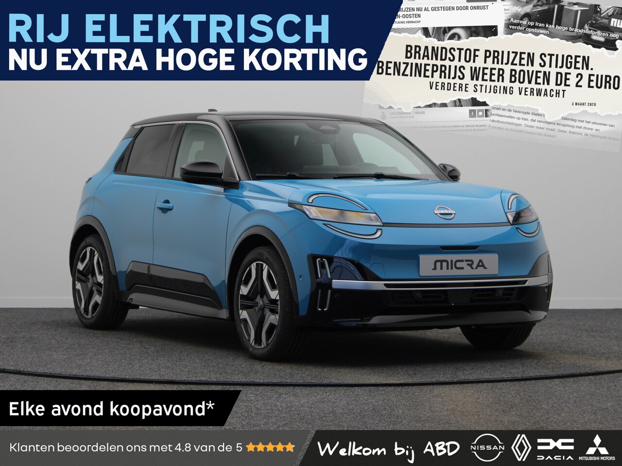 Nissan Micra - Evolve 52 kWh | Achteruitrijcamera | Draadloze smartphonelader - AutoWereld.nl