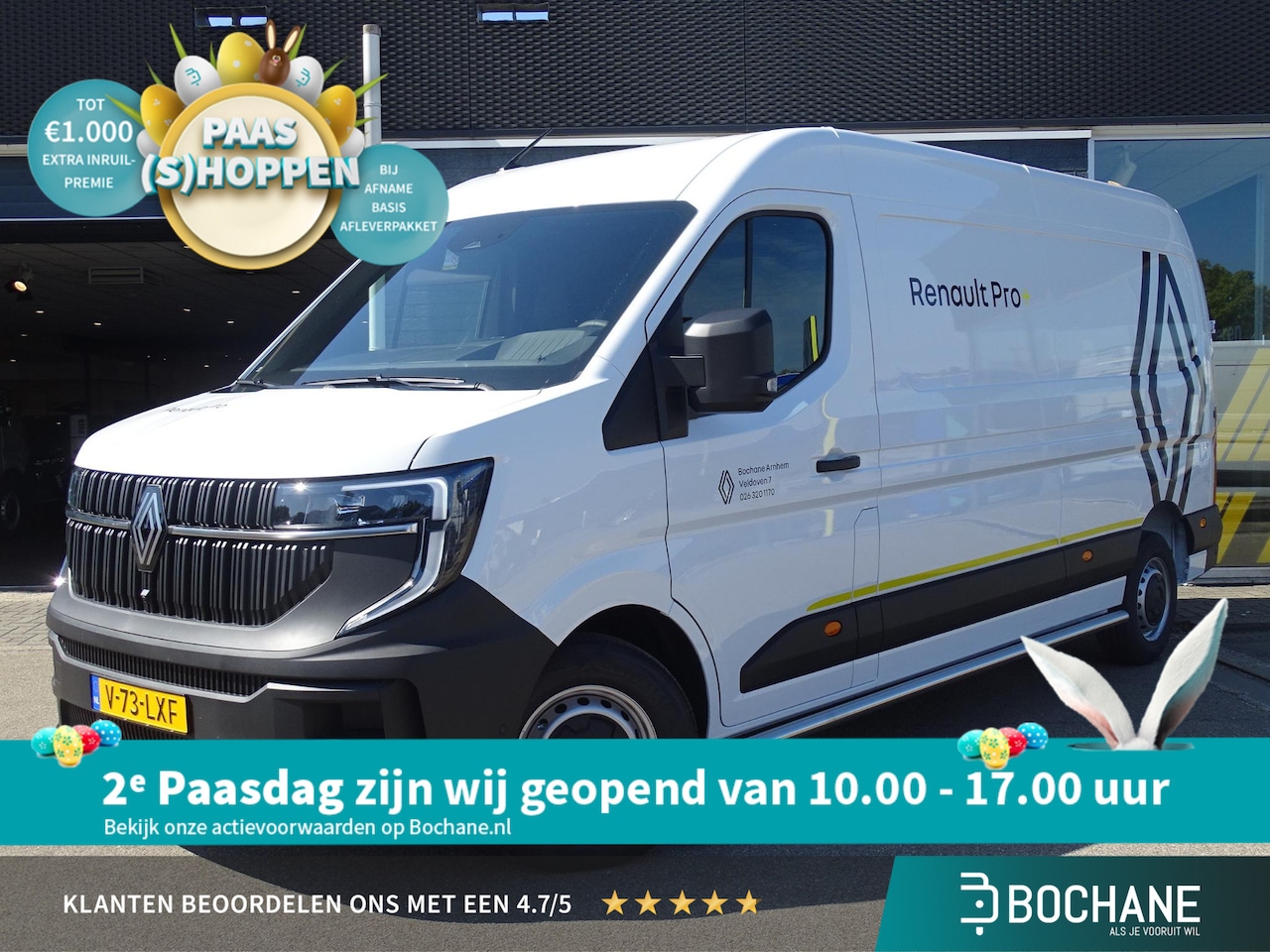 Renault Master E-Tech - T35 L3H2 Advance long range 87 kWh GOOGLE NAVI / ADDITIONELE PARKEERHULP / VERWARMBARE VOO - AutoWereld.nl