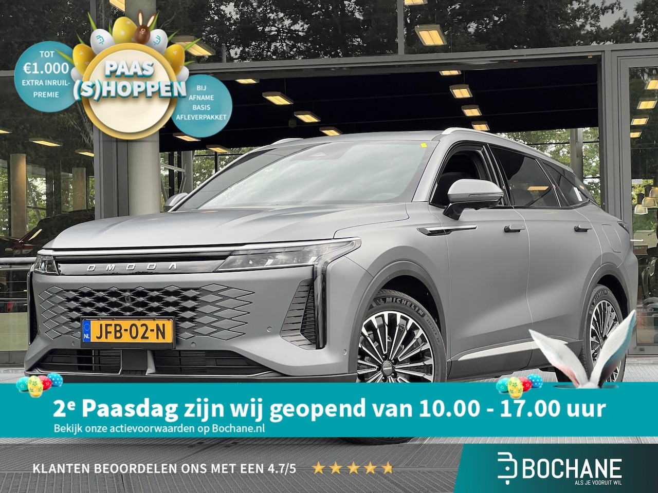 Omoda 9 - Premium PHEV AWD 535 PK | 7 JAAR FABRIEKSGARANTIE | DEMO - AutoWereld.nl