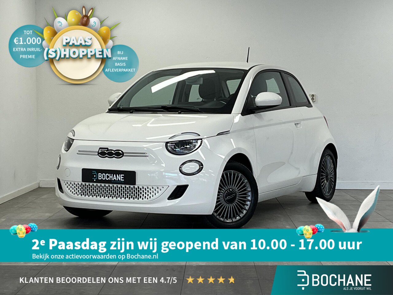 Fiat 500 - Icon 42 kWh | SOH 92.7% | Stoelverwarming | Carplay | Lanekeeping | - AutoWereld.nl