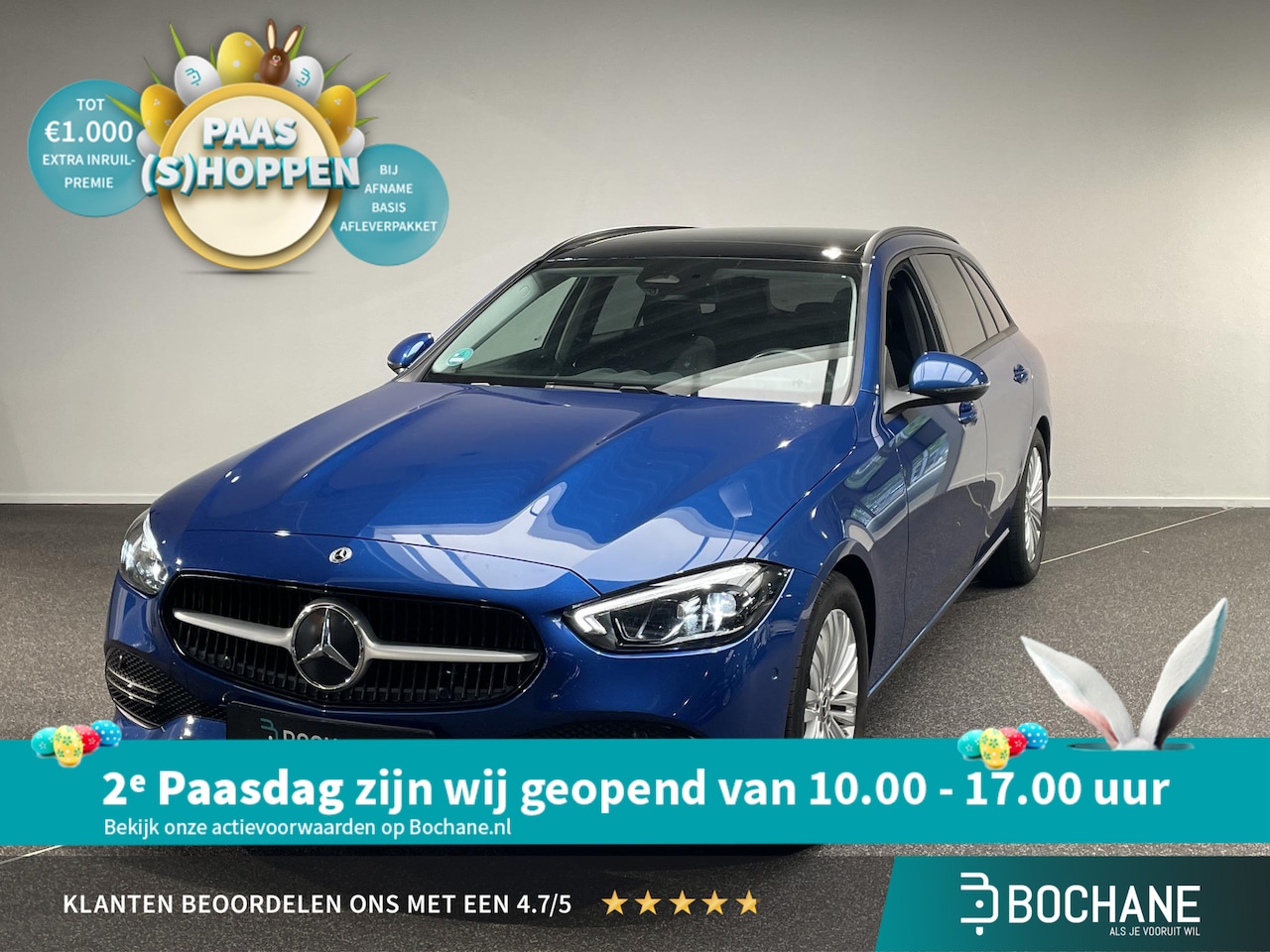 Mercedes-Benz C-klasse Estate - 180 Business Line | Panoramadak | Navigatie | Achteruitrijcamera | Adaptive Cruise Control - AutoWereld.nl