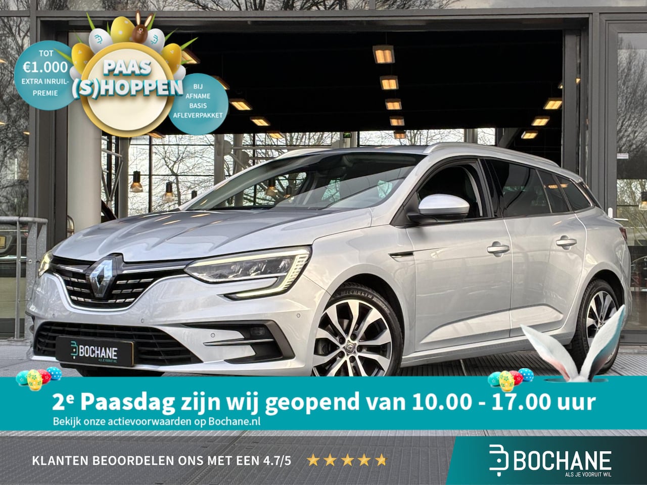 Renault Mégane Estate - 1.3 TCe 140 Techno | Trekhaak | Achteruitrijcamera | Carplay/Android - AutoWereld.nl