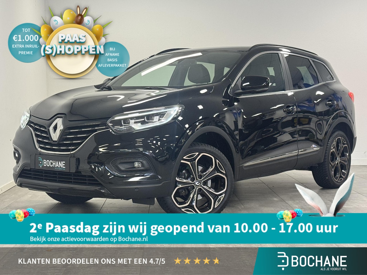 Renault Kadjar - 1.3 TCe 140 Black Edition | R-link | LEER ALCANTARA | CAMERA | TREKHAAK - AutoWereld.nl