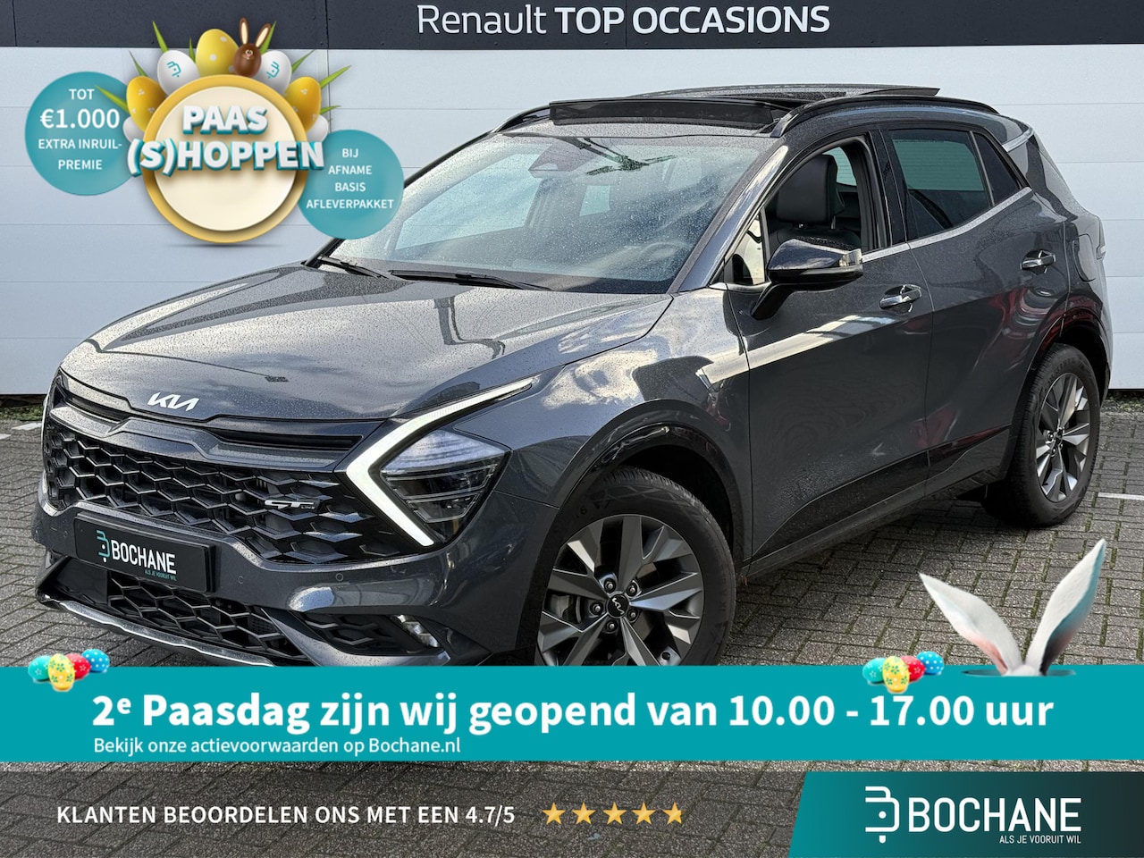Kia Sportage - 1.6 T-GDi Hybrid GT-Line (Hoge instap) Open Dak | Navigatie | 360 Camera | Winterpack | El - AutoWereld.nl