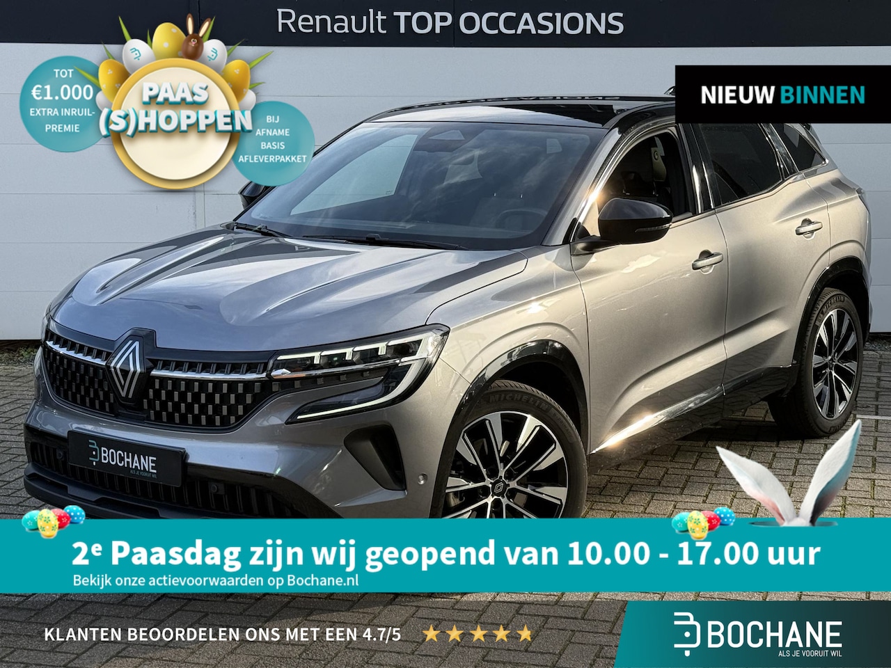 Renault Austral - 1.2 E-Tech full hybrid 200 techno (Hoge instap) | Camera | Navigatie | Elektrische Achterk - AutoWereld.nl
