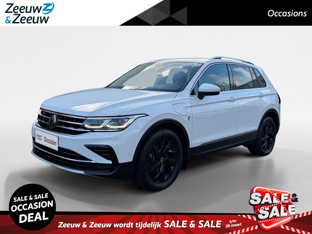 Volkswagen Tiguan - 1.4 TSI eHybrid R-Line Business+ | Elektrisch wegklapbare trekhaak | Android/Apple Carplay - AutoWereld.nl