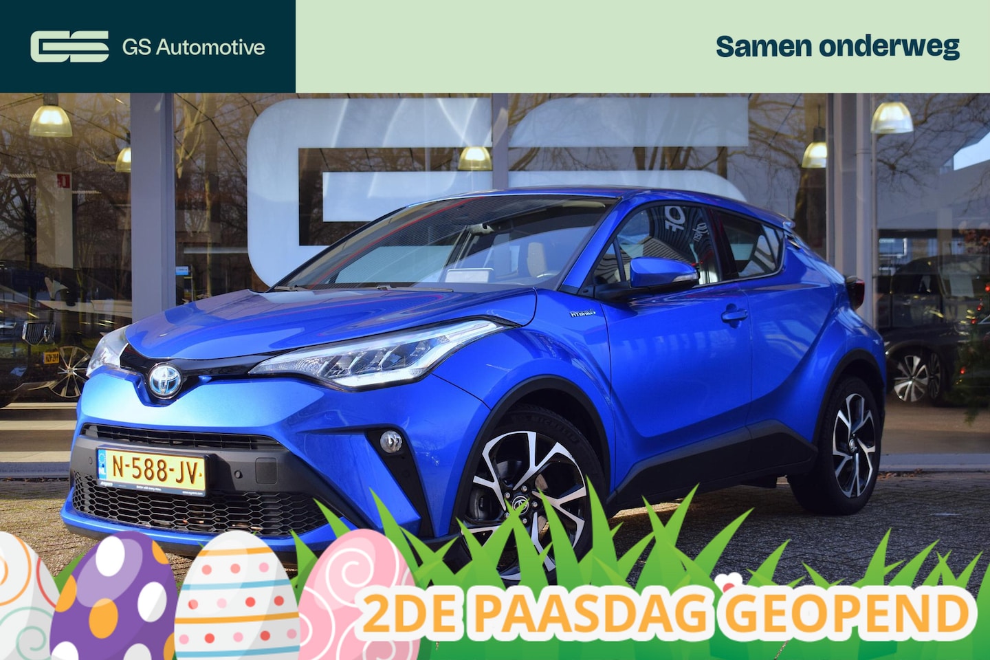 Toyota C-HR - 1.8 Hybrid Dynamic met CARPLAY|TREKHAAK|NAV|LMV| - AutoWereld.nl