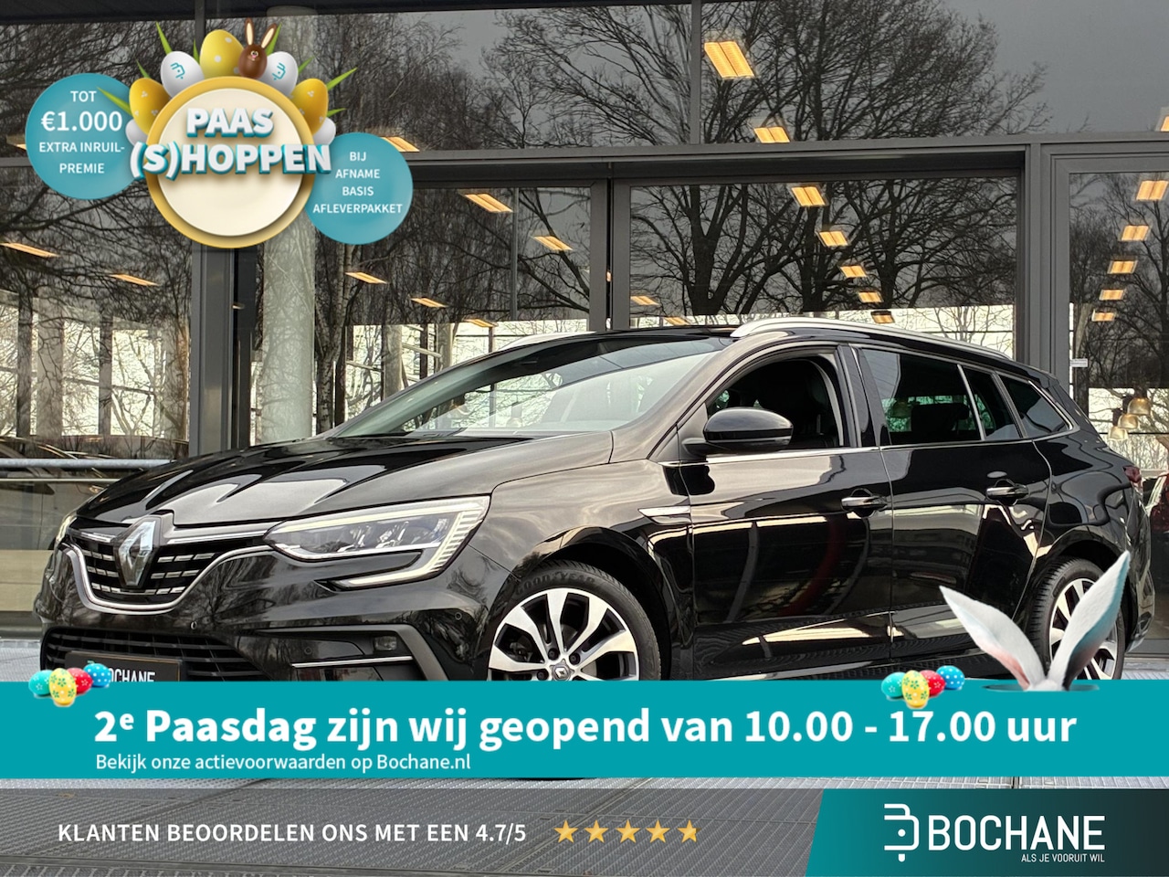 Renault Mégane Estate - 1.3 TCe 140 Techno | Trekhaak | Navigatie | Apple CarPlay/Android Auto | Achteruitrijcamer - AutoWereld.nl