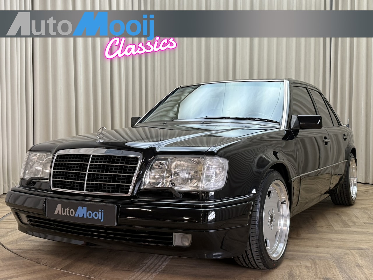 Mercedes-Benz 200-500 (W124) - 500E / 5.0 V8 / 326 PK / AMG Aero II 18" / Leder+Memory / Schuifdak / Rollo / / Standkache - AutoWereld.nl