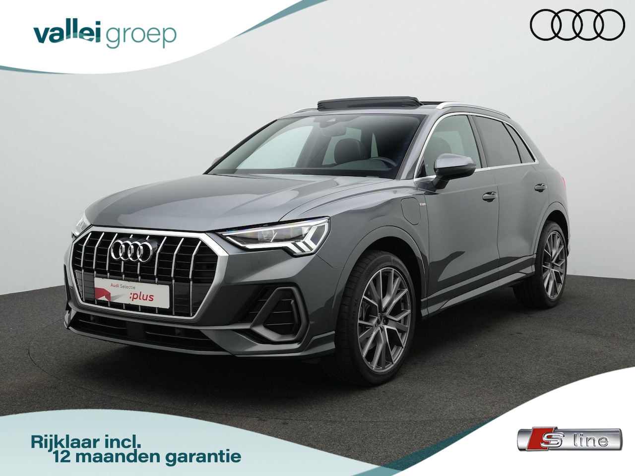 Audi Q3 - 45 TFSI e 245 pk S-Line | Panoramadak | Demperregeling | Sonos | Leder/alcantara | Achteru - AutoWereld.nl