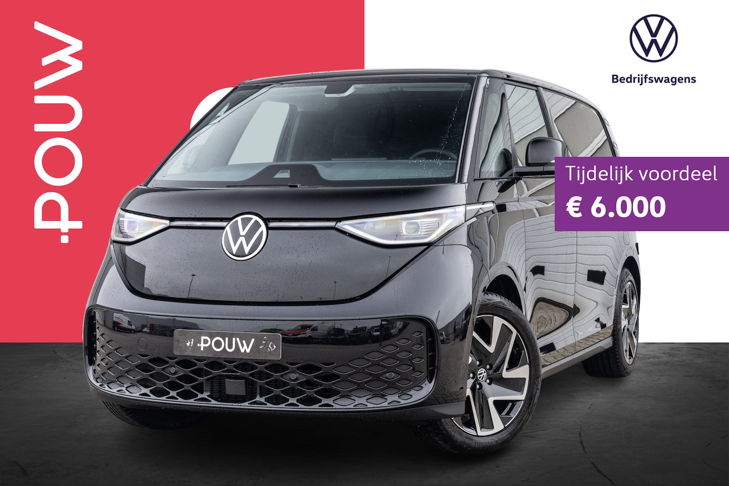 Volkswagen ID. Buzz Cargo - Bulli edition 340pk 79 kWh 4MOTION | Stoelverwarming | Achteruitrijcamera | Cruise Control - AutoWereld.nl