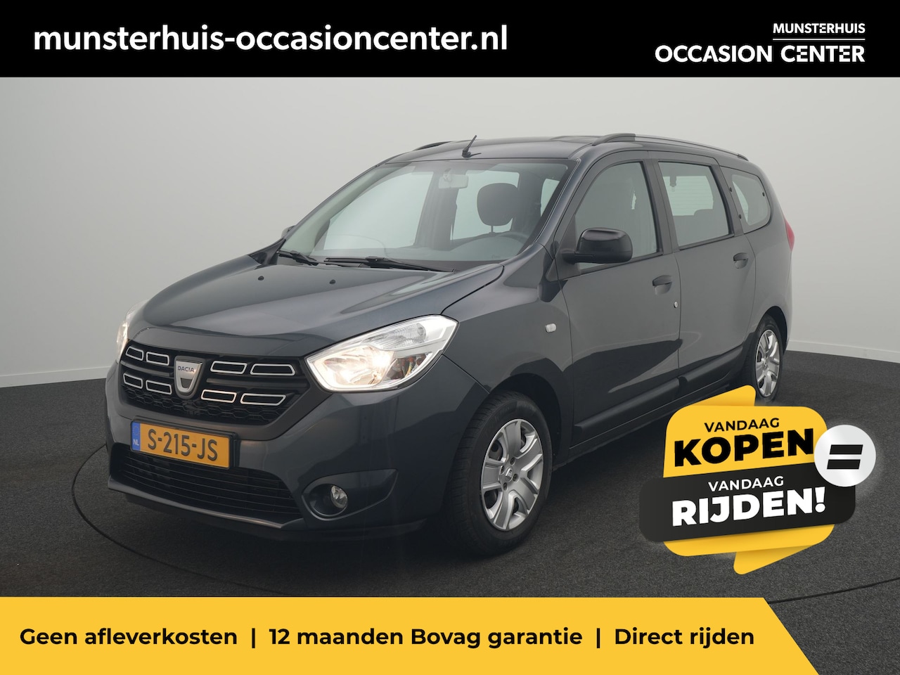 Dacia Lodgy - 1.6 SCe 110 Bi-Fuel Ambiance 7p. - RIJKLAARPRIJS - LPG - 7-persoons - All Seasonbanden - C - AutoWereld.nl
