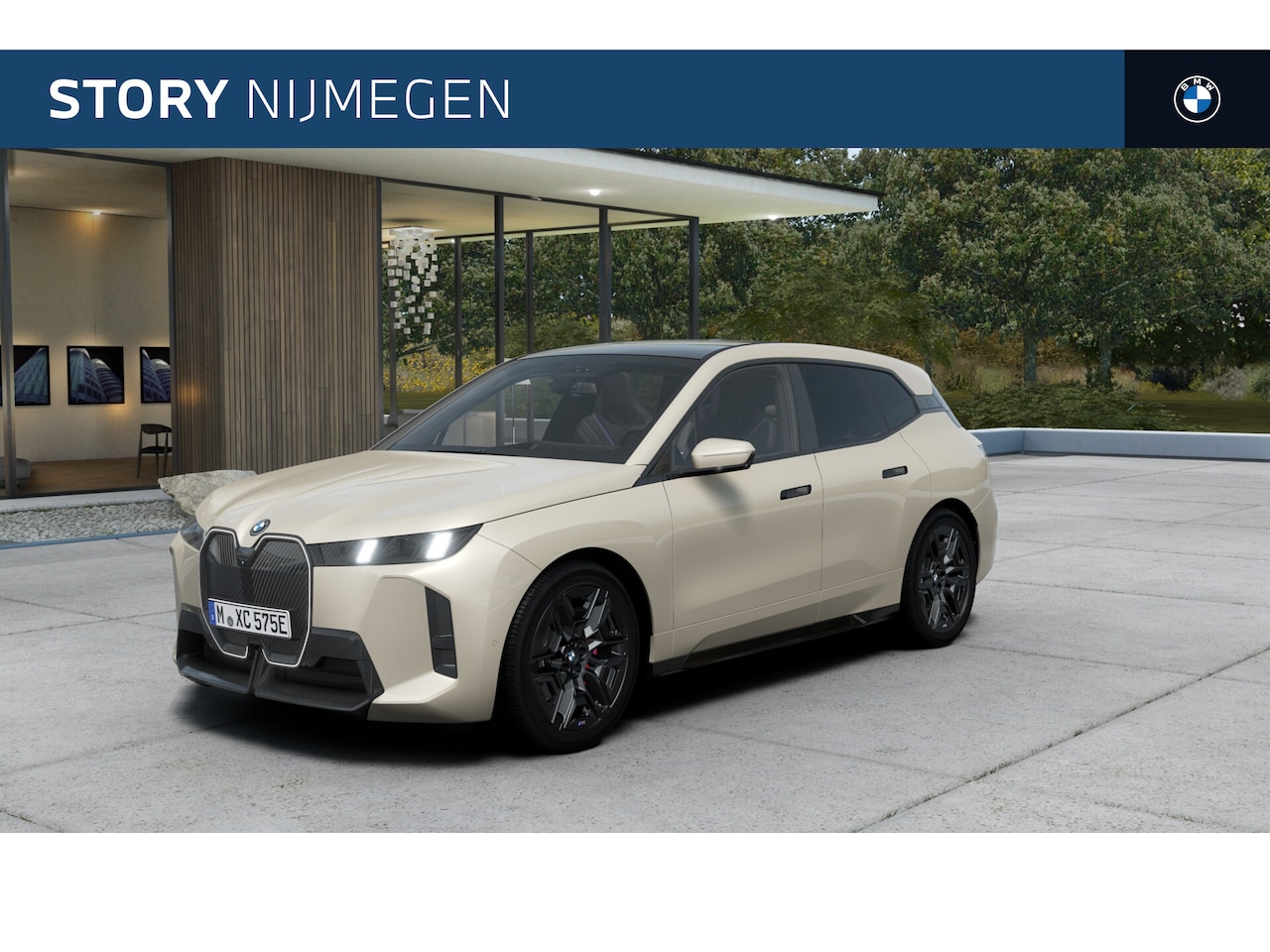 BMW iX - xDrive45 M Sport / Panoramadak Sky Lounge / Trekhaak / Soft-Close / Stoelventilatie / Park - AutoWereld.nl