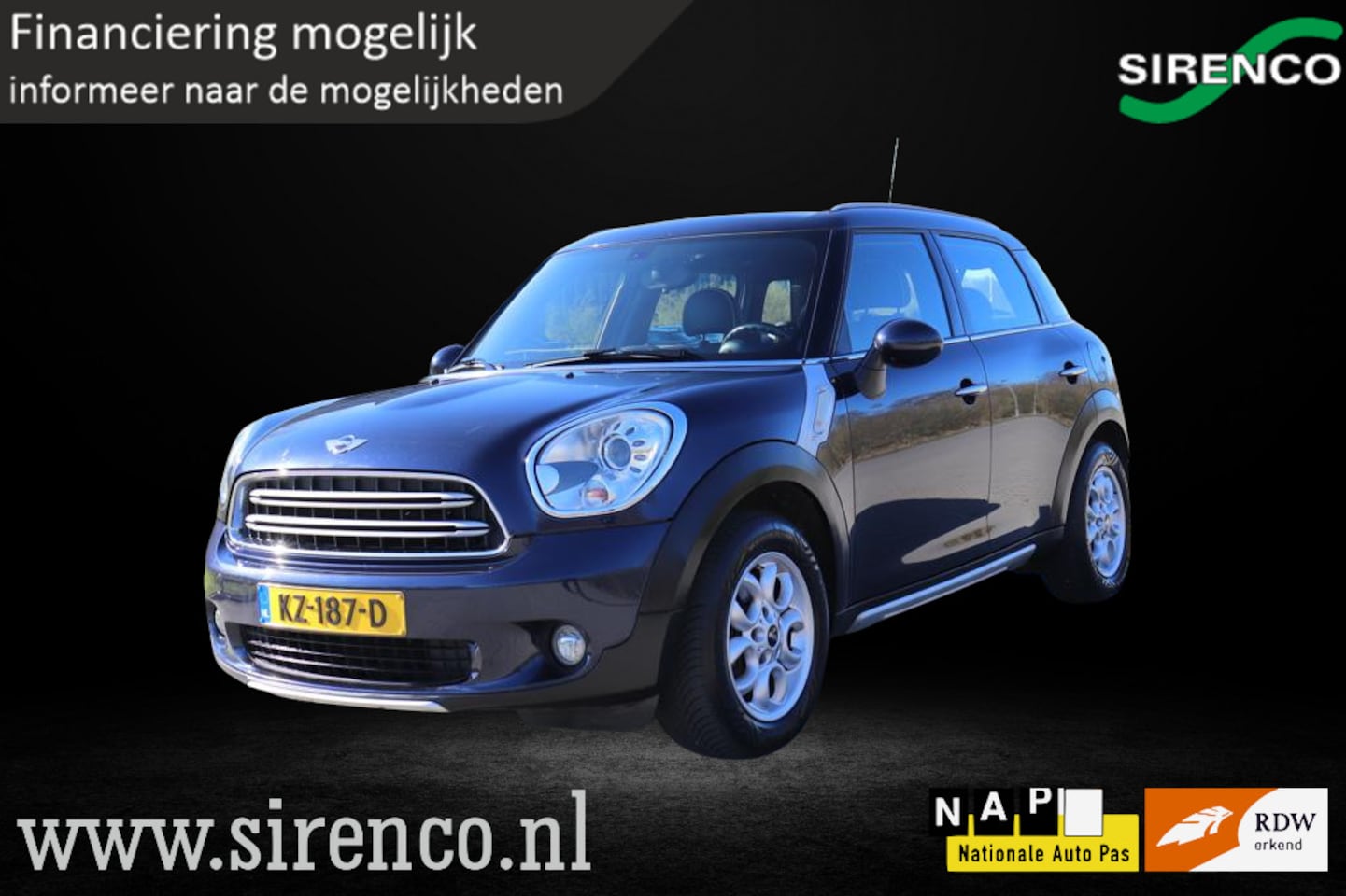 MINI Countryman - 1.6 Cooper | leder | climate & cruise control | navigatie | bluetooth | origineel nl auto - AutoWereld.nl