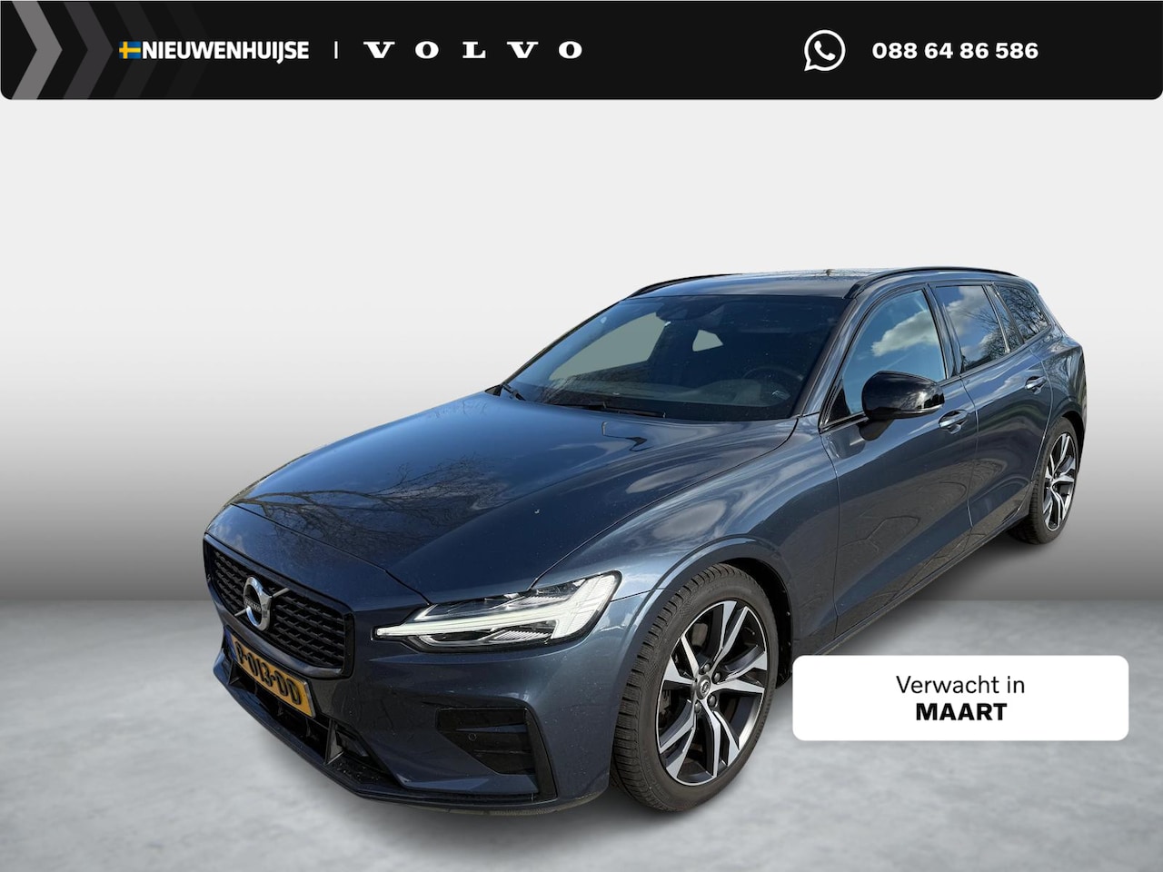 Volvo V60 - 2.0 B4 R-Design | Achteruitrijcamera | Trekhaak | Sportstoelen | Navigatie | Apple Carplay - AutoWereld.nl