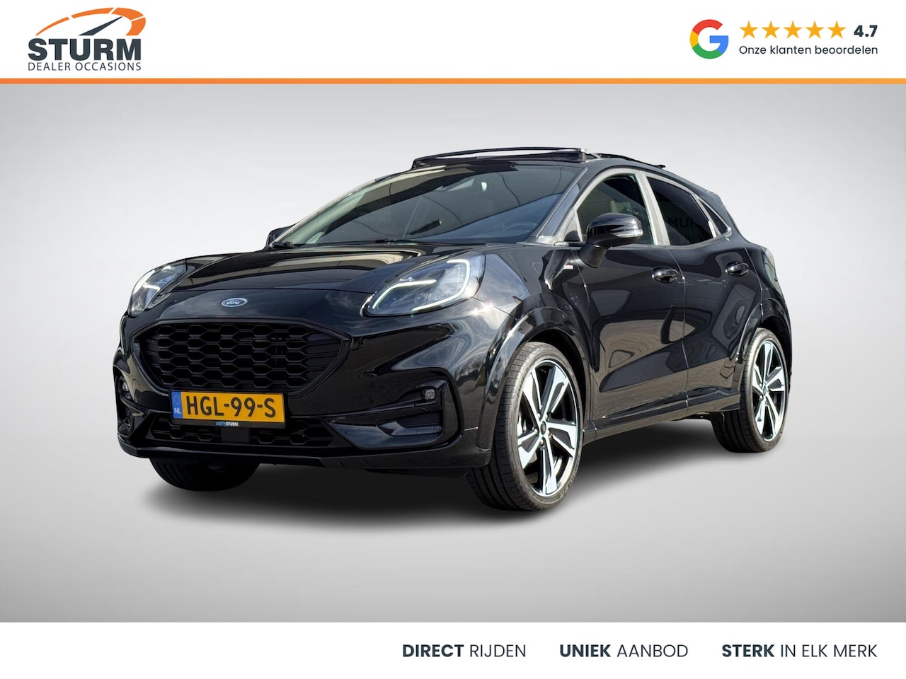 Ford Puma - 1.0 EcoBoost Hybrid ST-Line X First Edition 155pk + Panoramadak! - AutoWereld.nl