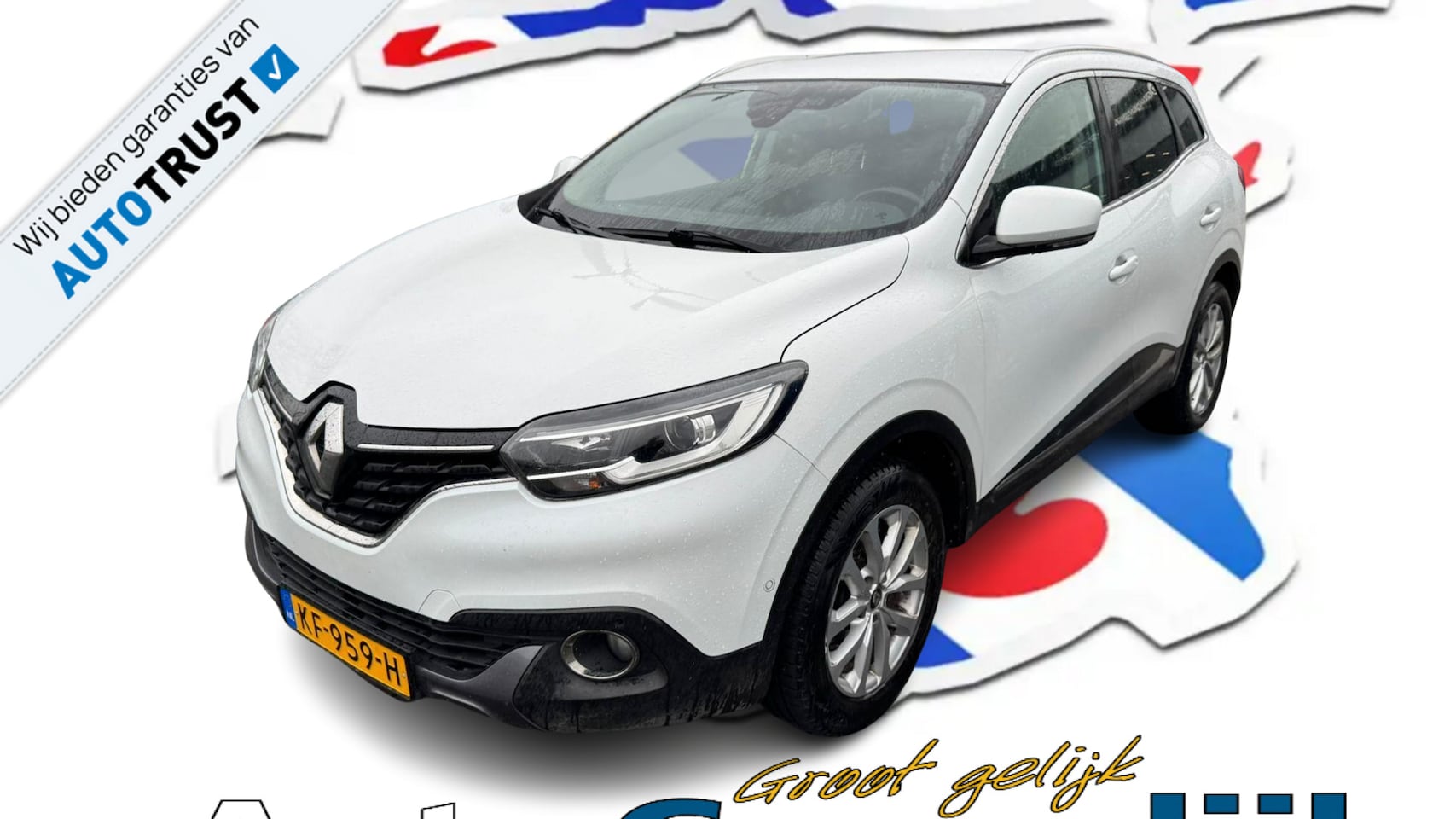 Renault Kadjar - 1.5 dCi Intens NAVI,CRUISE,ECC,TREKHAAK1/2 LEDER - AutoWereld.nl