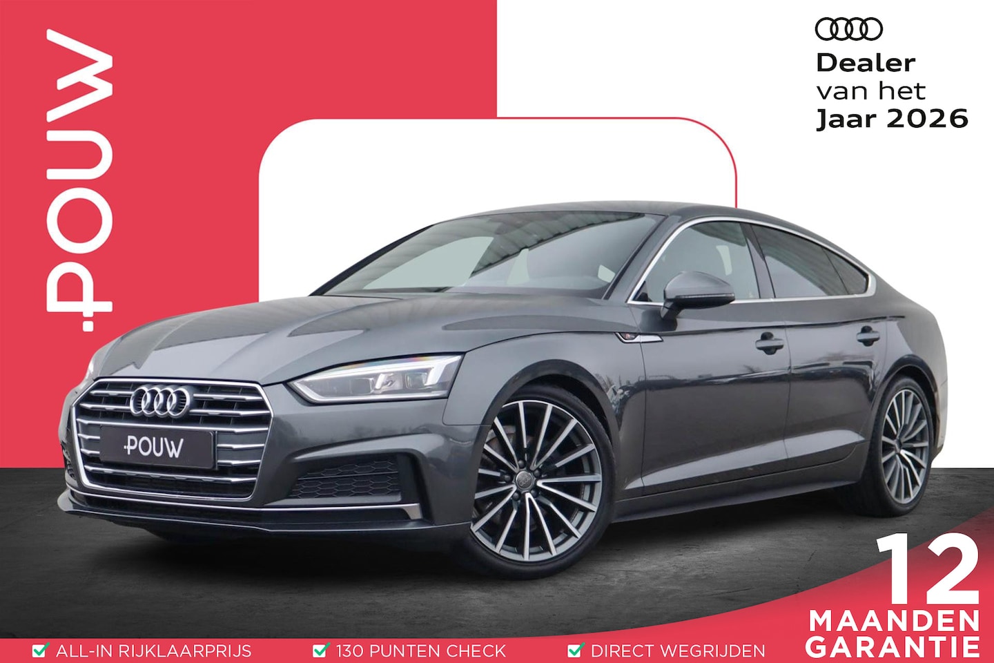 Audi A5 Sportback - 35 TFSI 150pk S-tronic Sport S-line Edition | Sportstoelen | Elektrische Achterklep - AutoWereld.nl