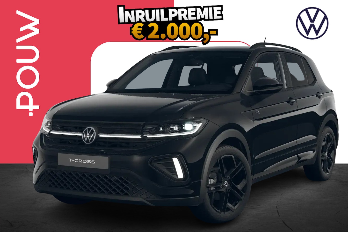 Volkswagen T-Cross - 1.0 TSI 115pk DSG R-Line Edition | Black Style Pakket | Trekhaak - AutoWereld.nl