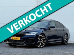 BMW 5-serie - 530e M-Sport Org NL Pano Head up Softclose H&K Stoelventilatie Keyless entry 360 Camera