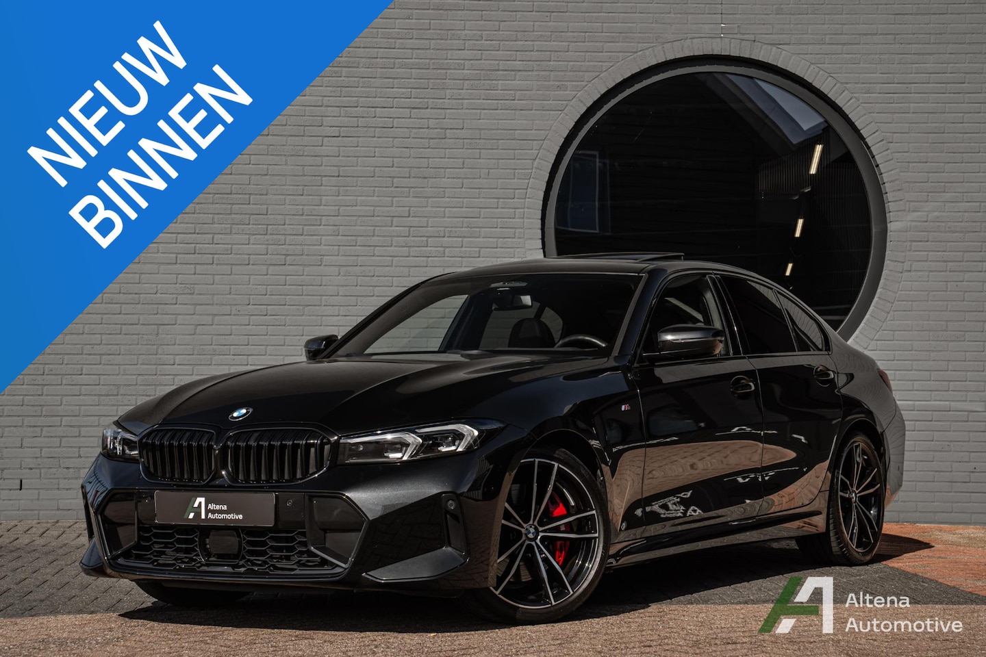 BMW 3-serie - 330i M Sport 330i M-sport, BTW, schuifdak, harman kardon, 360 camera - AutoWereld.nl