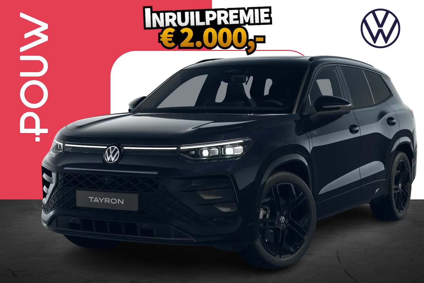 Volkswagen Tayron - 1.5 eHybrid 204pk R-Line Edition | Black Style Pakket | 20" Velgen - AutoWereld.nl