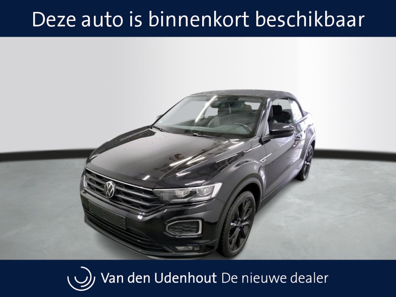 Volkswagen T-Roc Cabrio - 1.5 TSI 150pk Automaat Black Style R-Line / Trekhaak / Alarm / Adaptive Cruise - AutoWereld.nl
