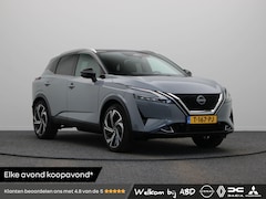 Nissan Qashqai - 158pk MHEV Tekna Plus | Panorma dak | Lederen bekleding | BOSE audio | Rondomzicht camera