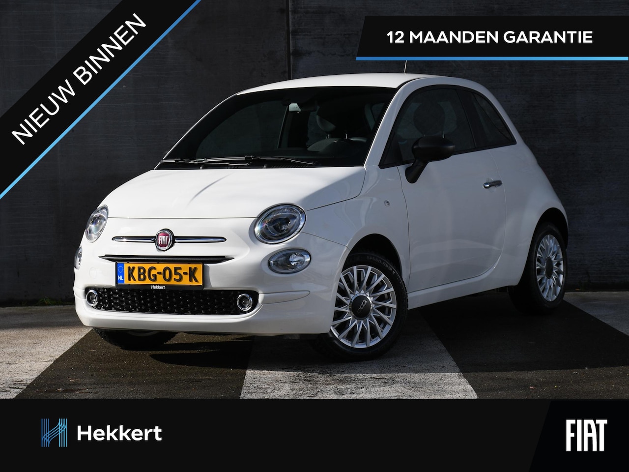 Fiat 500 - Dolcevita 1.0 Hybrid 70pk APPLE-CARPLAY | PDC ACHTER | CRUISE.C | DAB | 15''LM | NAVI - AutoWereld.nl