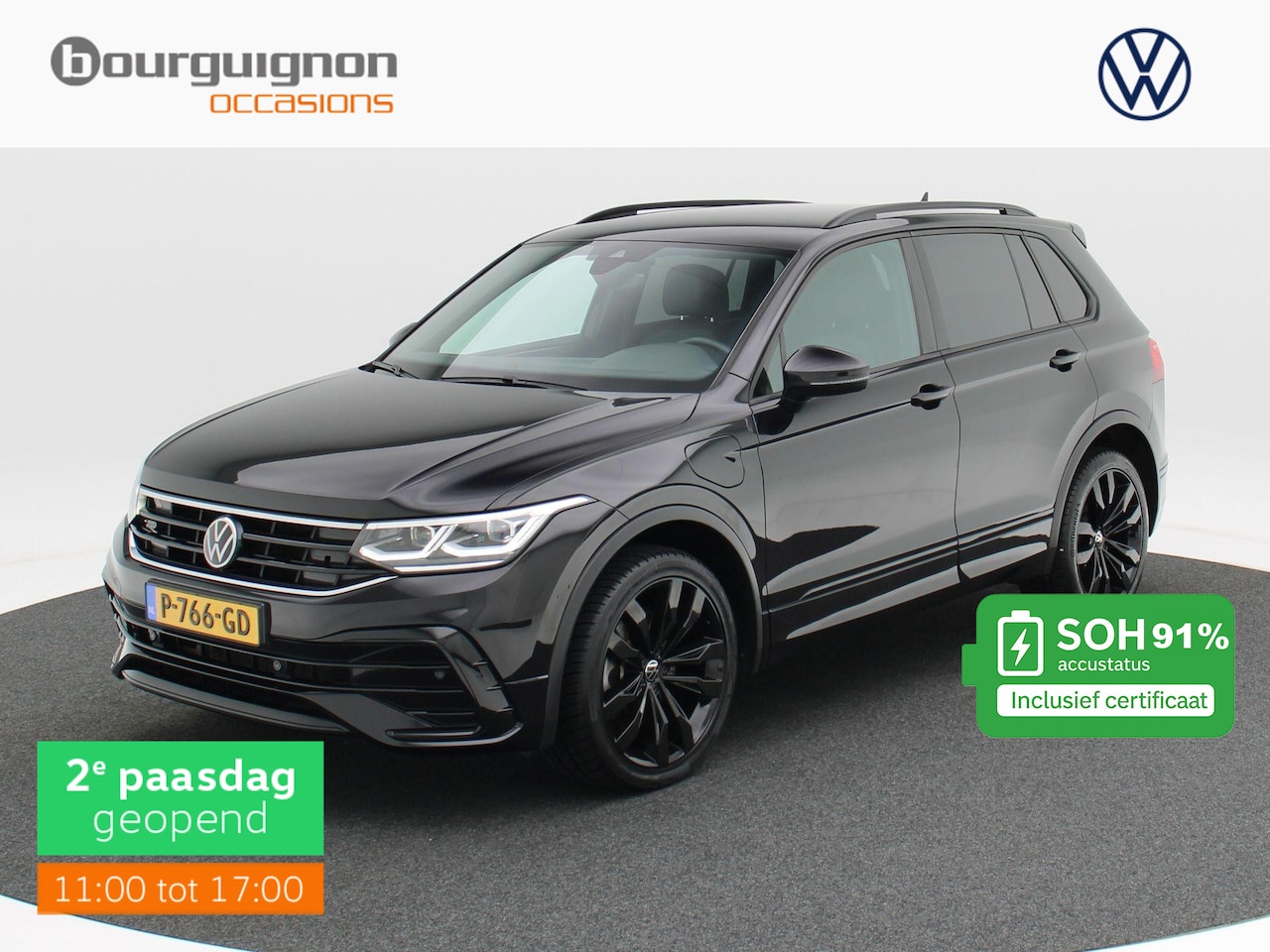 Volkswagen Tiguan - 1.4 TSi 245 Pk Automaat eHybrid R-Line Business+ | Black Style | Matrix LED | Elektrische - AutoWereld.nl