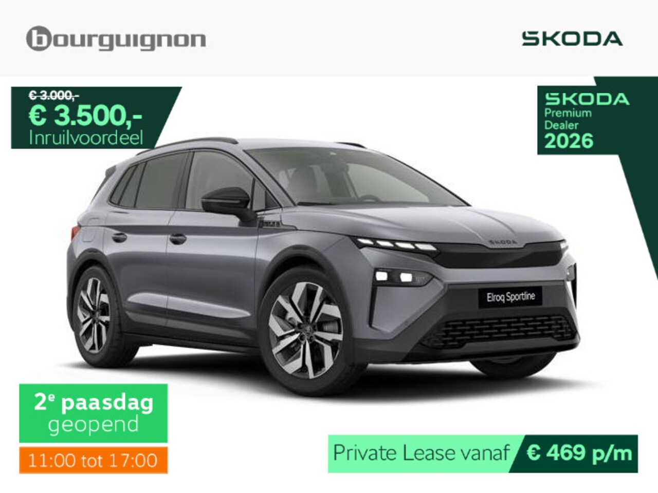 Skoda Elroq - Sportline 85 | 286 PK | Trekhaak | Stoelverwarming | Keyless | Adaptive cruise control - AutoWereld.nl