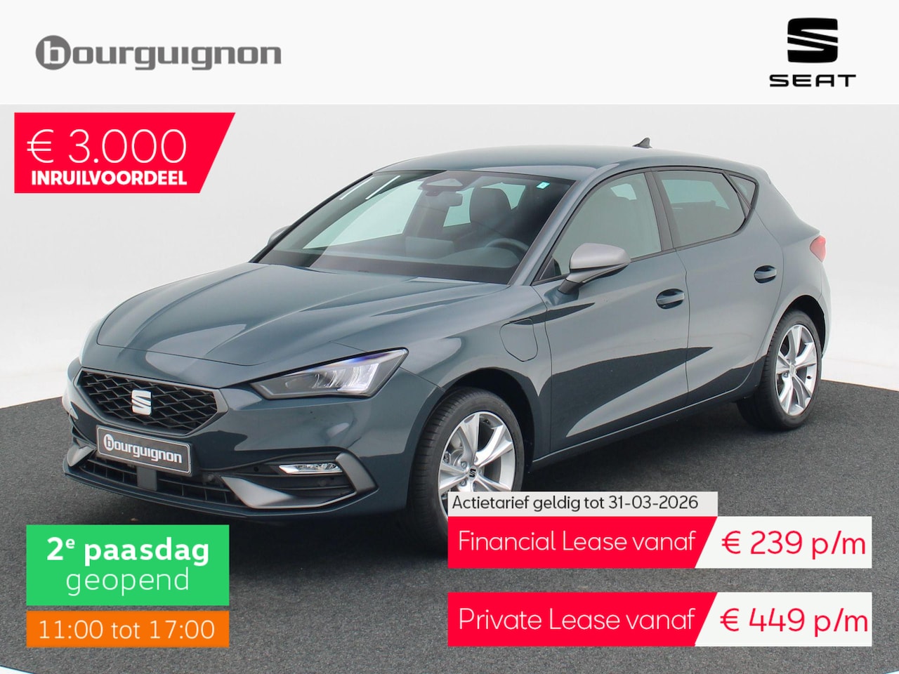 SEAT Leon - FR Business 1.5 TSI eHybrid 204 PK | Achteruitrijcamera | Adaptive cruise control | Naviga - AutoWereld.nl
