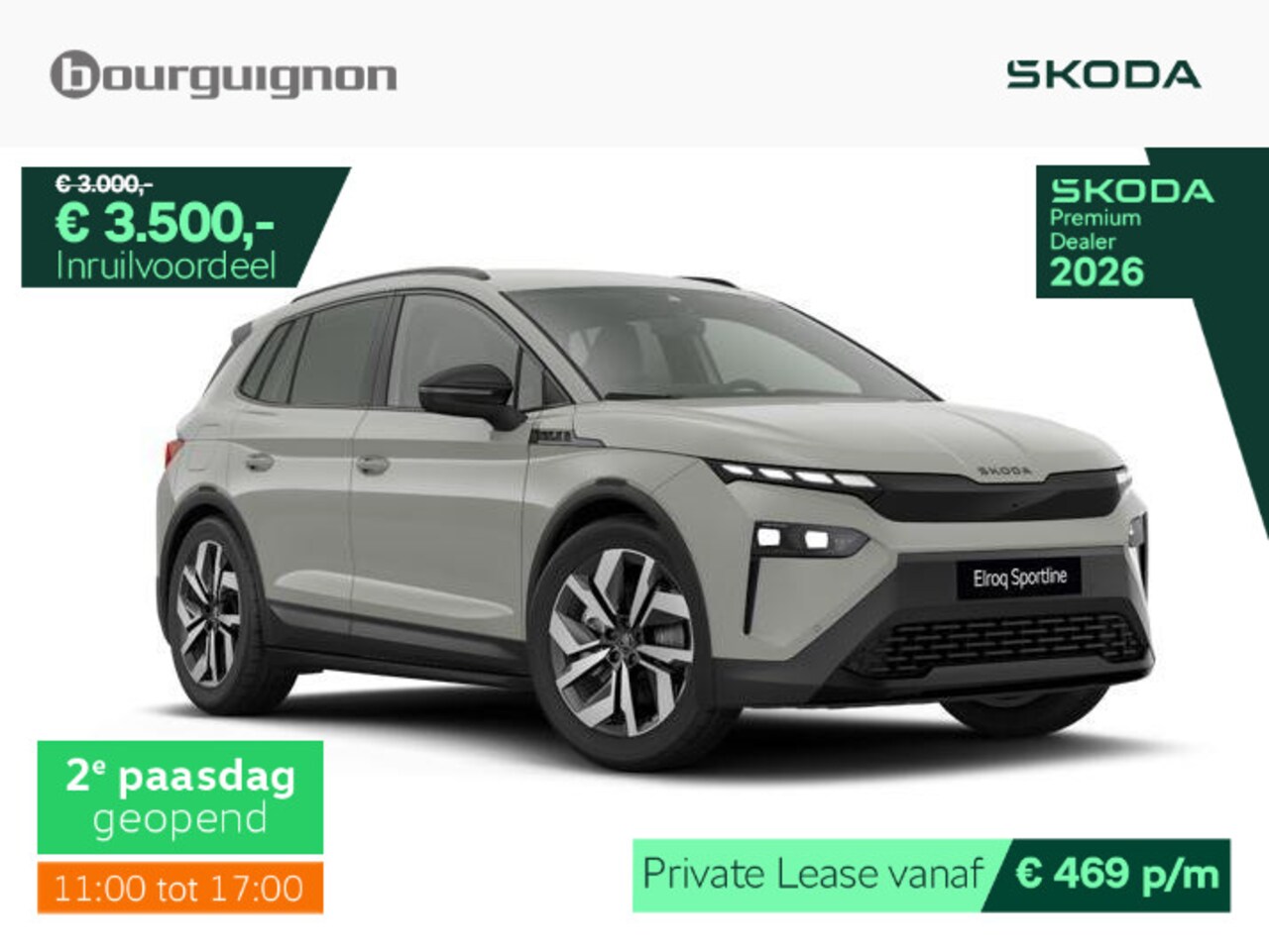 Skoda Elroq - Sportline 85 | 286 PK | Trekhaak | 360 camera | Head-up display | Canton audio - AutoWereld.nl