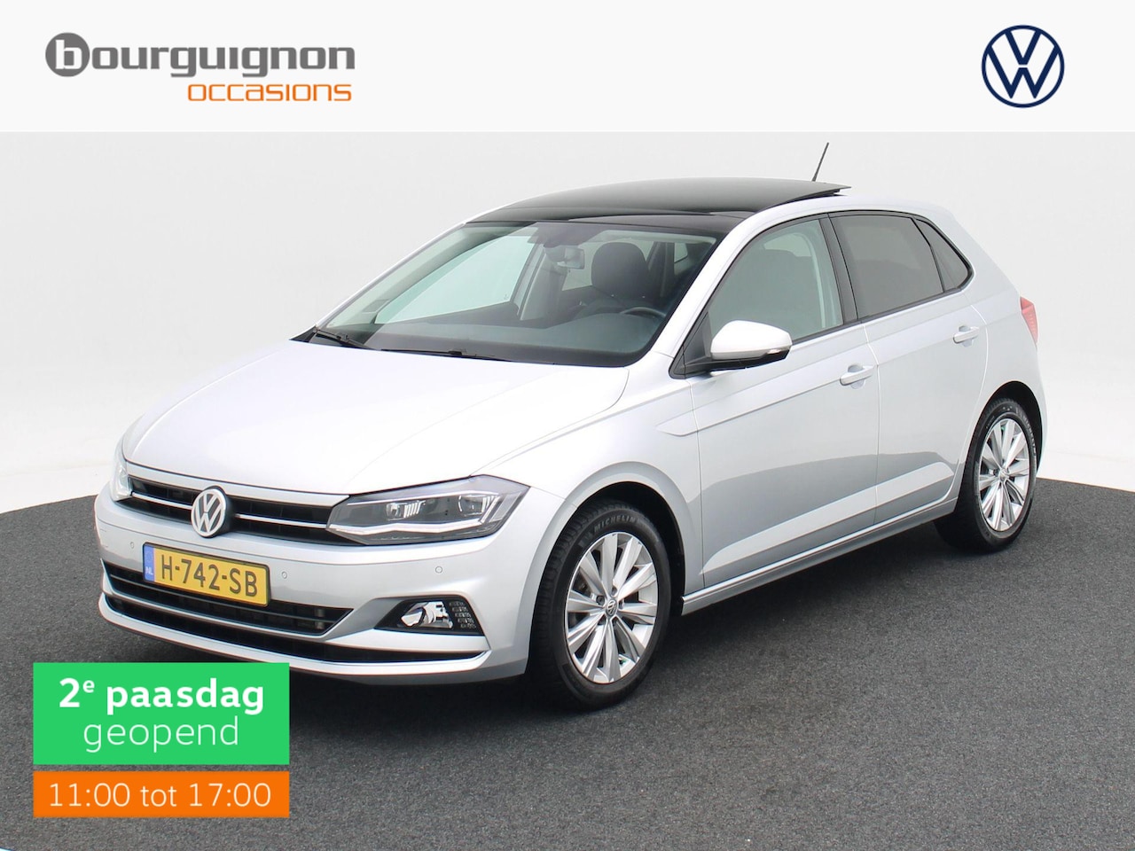 Volkswagen Polo - 1.0 TSi Automaat Highline | Panoramadak | Adaptive Cruise | Climate Control | Parkeersenso - AutoWereld.nl