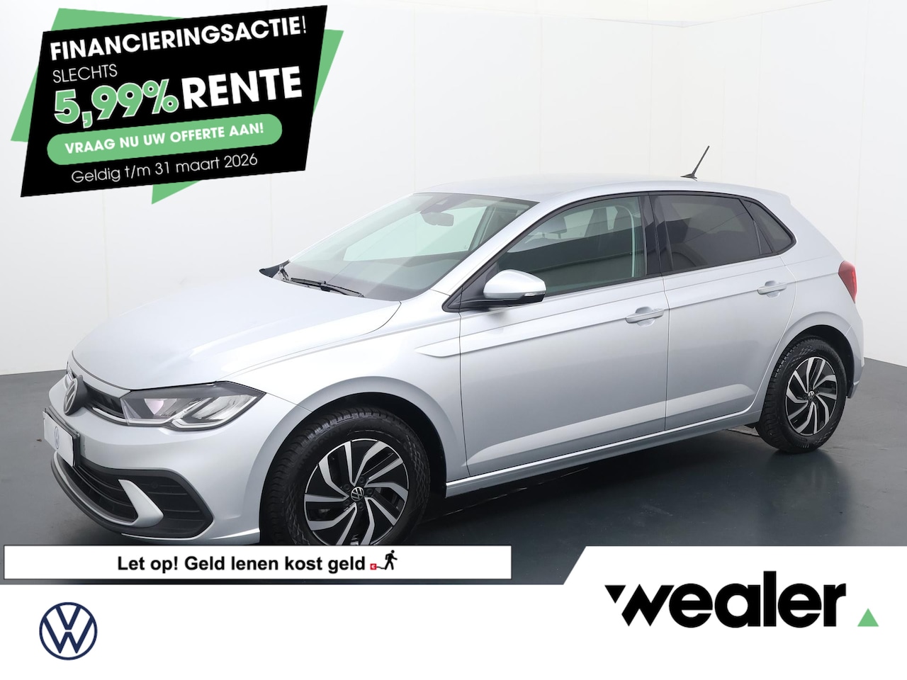 Volkswagen Polo - 1.0 TSI Life | 95 PK | Adaptive cruise control | Parkeersensoren | Navigatiesysteem | - AutoWereld.nl