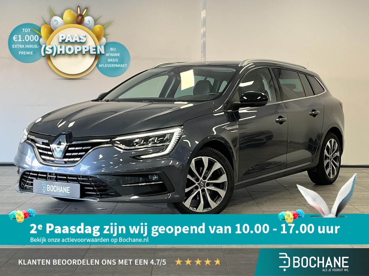 Renault Mégane Estate - 1.3 TCe 140 EDC Techno | Stuur- & stoelverwarming | Camera | Keyless | Full LED | Navigati - AutoWereld.nl