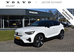 Volvo EC40 - Extended Range Plus 82 kWh | Black Sheep pakket met zwart dak | Fjord Blue tapijt | 20" Ve