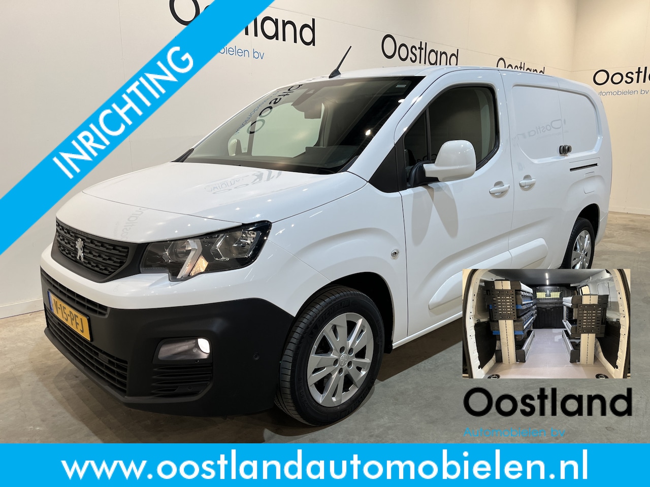 Peugeot Partner - 1.5 BlueHDI 130 PK L2 Automaat Servicebus / Sortimo Inrichting / Schuifdeur L + R / Euro 6 - AutoWereld.nl