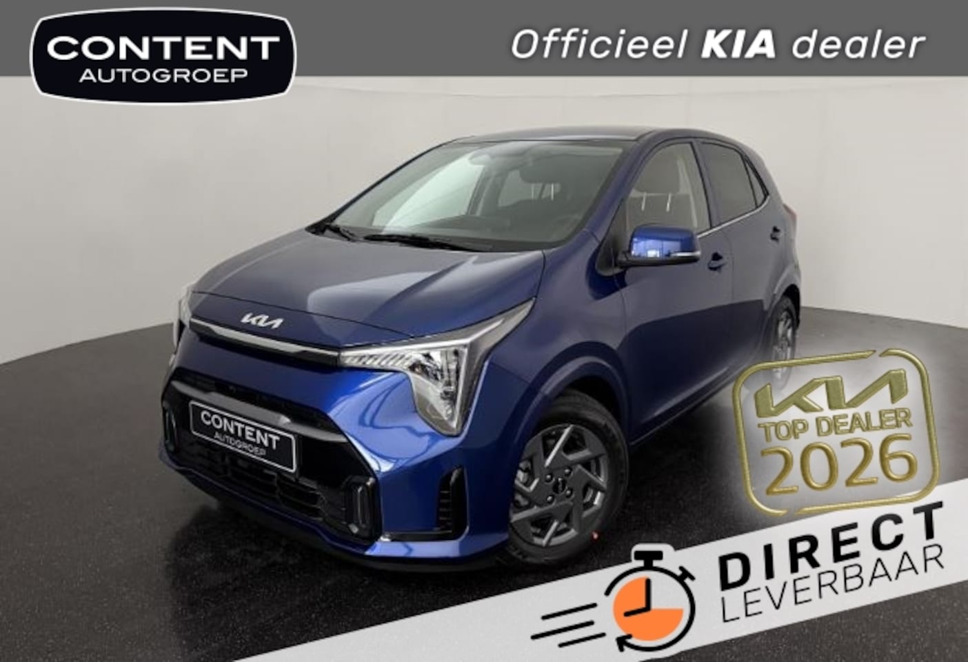 Kia Picanto - 1.0 GDI 4-zits DynamicPlusLine NIEUW - LEVERBAAR - AutoWereld.nl