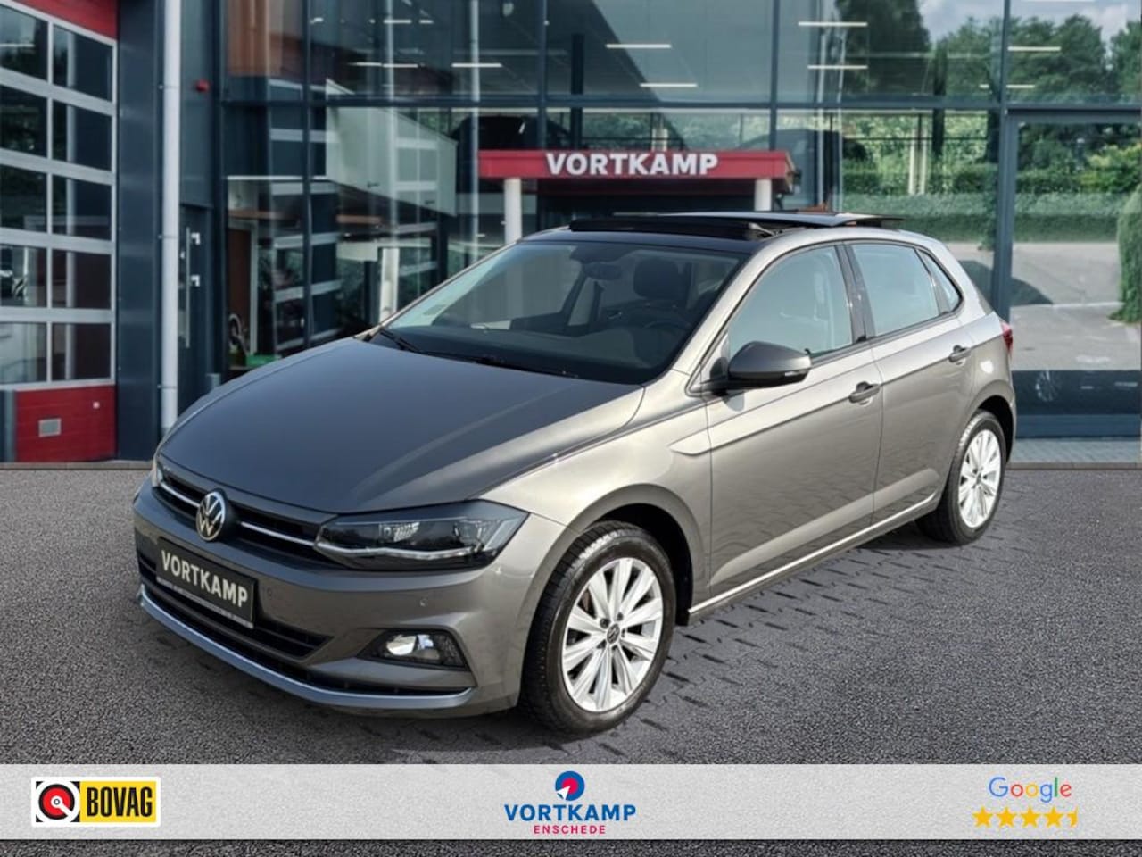Volkswagen Polo - 1.0 TSI HIGHLINE PANO-DAK/TREKHAAK/CAMERA/ACC/STOELVERW/NAVI - AutoWereld.nl