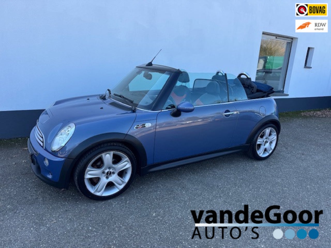 MINI Cabrio - 1.6 Cooper S Mini 1.6 Cooper S, '04, keurige auto met een nieuwe apk ! - AutoWereld.nl