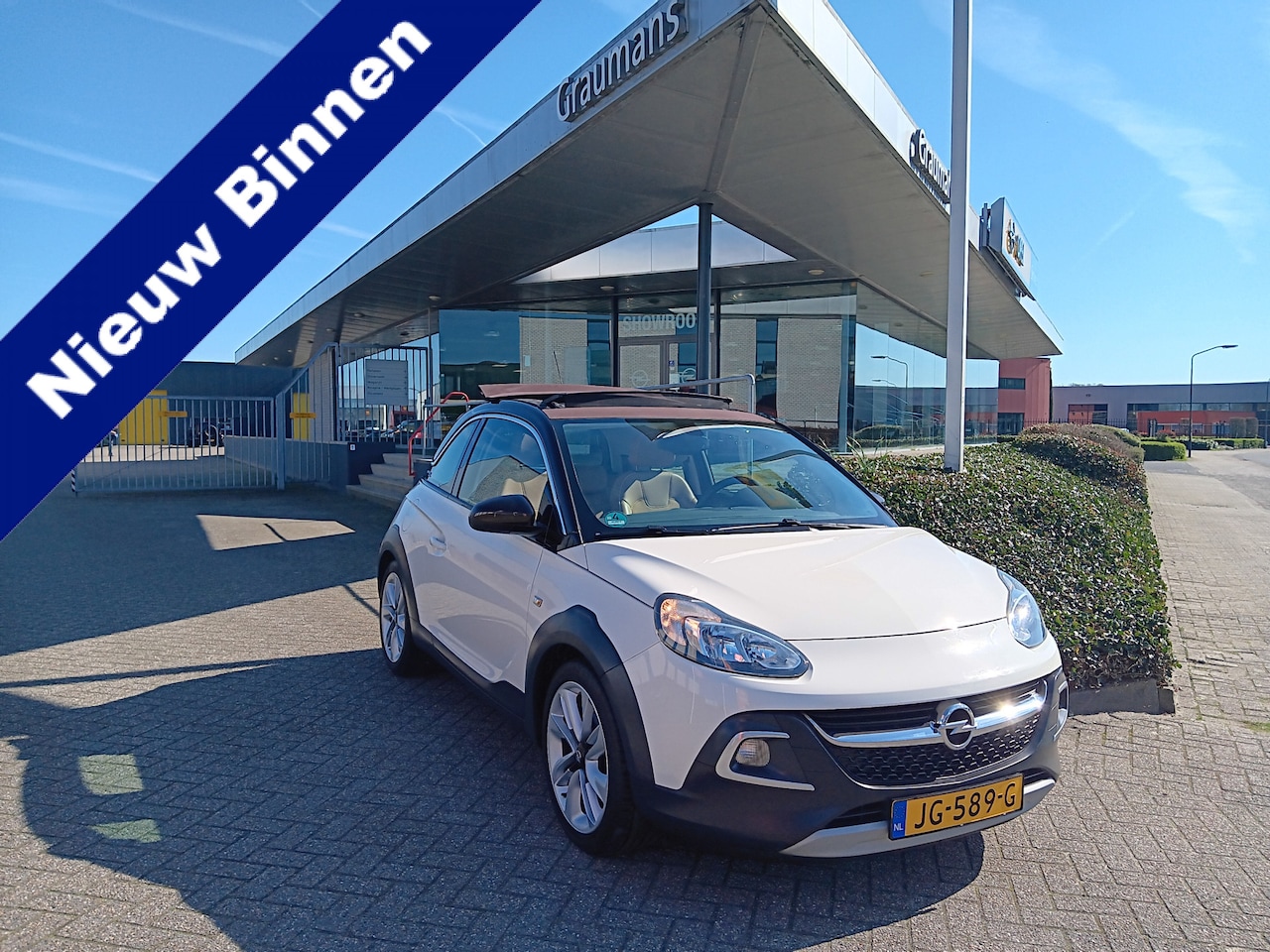 Opel ADAM - Rocks 1.4 90PK Easytronic, Clima, 17" LMV, Elektrisch vouwdak, PDC, bluetooth etc. incl. 1 - AutoWereld.nl