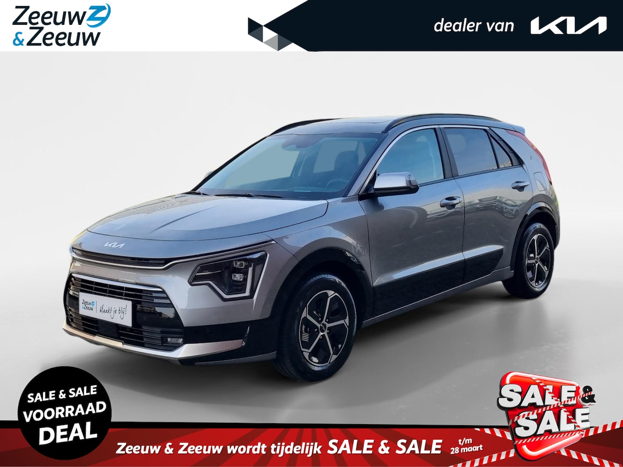 Kia Niro - 1.6 GDi Hybrid DynamicPlusLine | Nu Op Voorraad Bij Kia In Leiderdorp! | NU MET €3.000 inr - AutoWereld.nl
