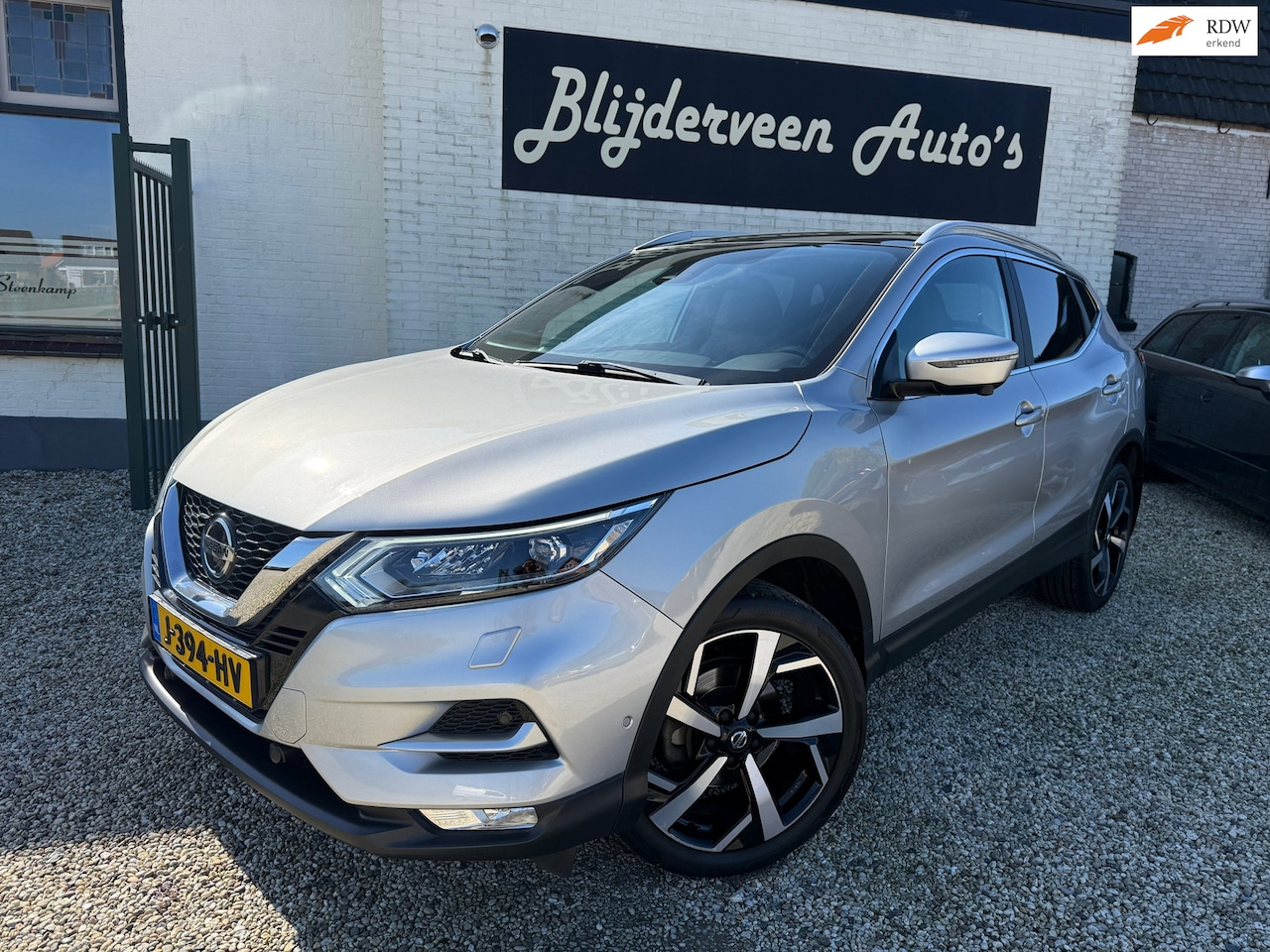 Nissan Qashqai - 1.3 DIG-T Tekna + | 159PK | 360Camera | Leer | Stoel VW | Pano Dak | Trekhaak - AutoWereld.nl