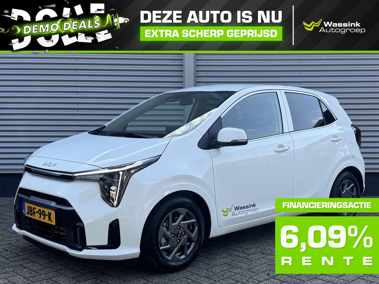 Kia Picanto - Dolle Demo Deals | 1.0 DPi 63pk 4-zits DynamicPlusLine | Airco | Navigatie | Cruise Contro - AutoWereld.nl