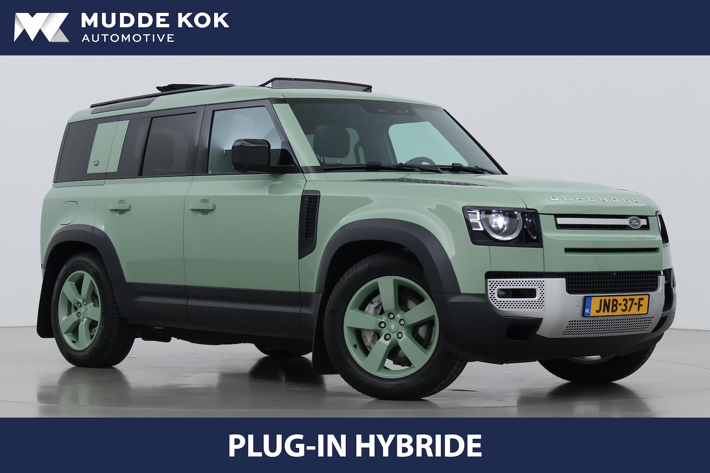 Land Rover Defender 110 - P400e 75th Edition | Canvas Vouwdak | ACC | Head-Up | 360° Camera | Luchtvering | BLIS - AutoWereld.nl