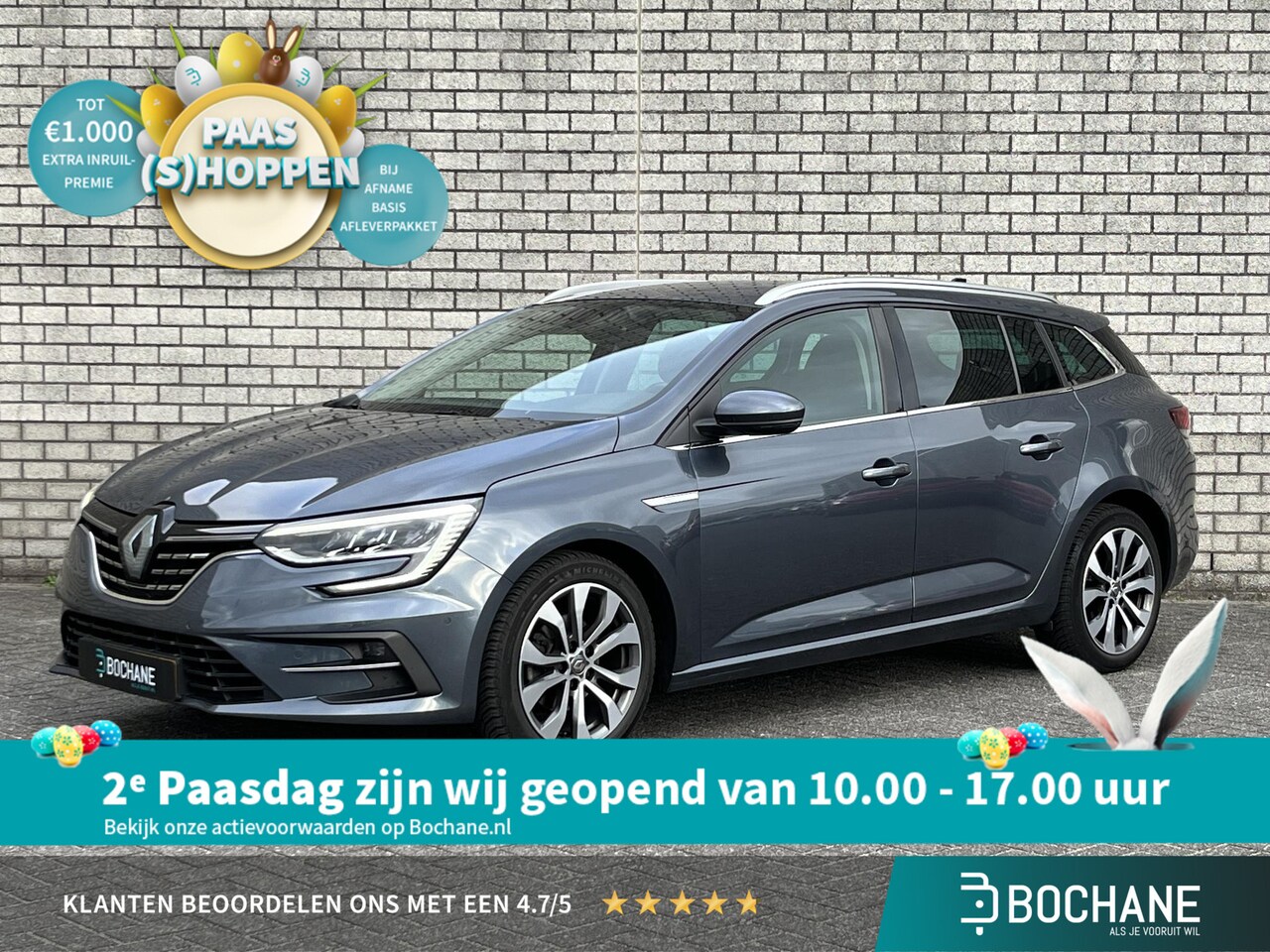 Renault Mégane Estate - 1.3 TCe 140 Techno | Trekhaak | Apple CarPlay / Android Auto | Achteruitrijcamera | Naviga - AutoWereld.nl