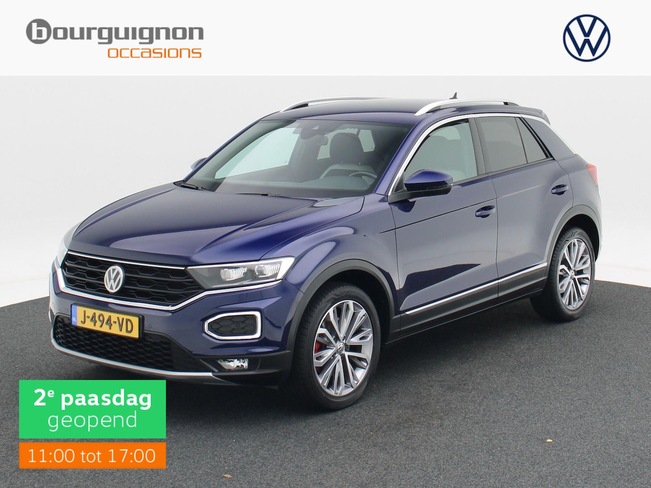 Volkswagen T-Roc - 1.5 TSi 150 Pk Sport | Full LED | Navigatie | 18 Inch | Camera | Privacy Glass | Virtual D - AutoWereld.nl