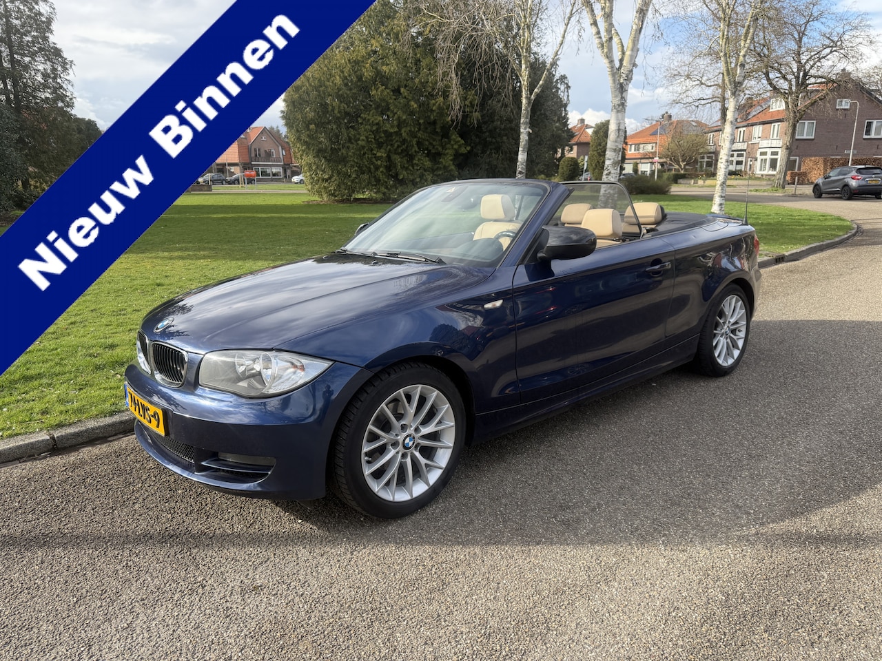 BMW 1-serie Cabrio - 118i Executive Airco, Leer, goed onderhouden - AutoWereld.nl